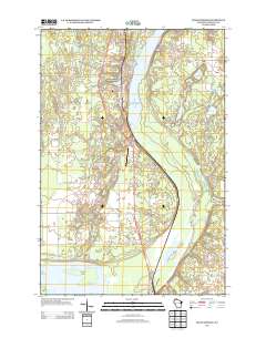 Solon Springs 2013 topographic map thumbnail
