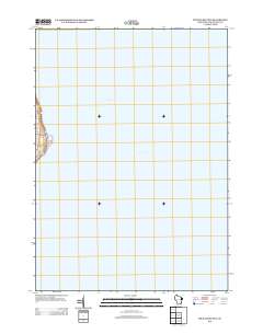 Milwaukee OE E 2013 topographic map thumbnail