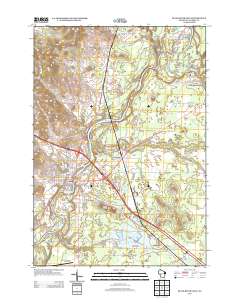 Black River Falls 2013 topographic map thumbnail