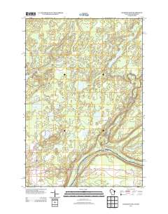 Danbury West 2013 topographic map thumbnail