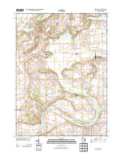 Delavan 2013 topographic map thumbnail