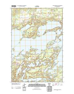 Lower Whitefish Lake 2013 topographic map thumbnail