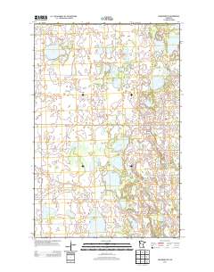 Mahnomen NE 2013 topographic map thumbnail