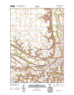 Mankato West 2013 topographic map thumbnail