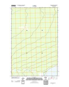 Manomin Creek 2013 topographic map thumbnail