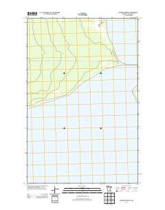 Manomin Creek SE 2013 topographic map thumbnail