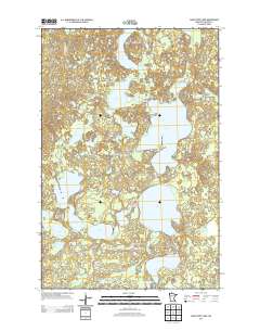 Many Point Lake 2013 topographic map thumbnail
