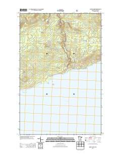 Marr Island 2013 topographic map thumbnail