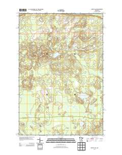 Martin Lake 2013 topographic map thumbnail