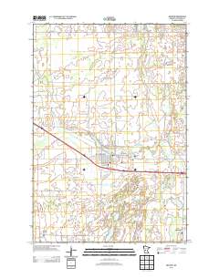 Melrose 2013 topographic map thumbnail