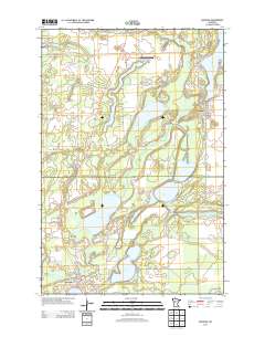 Menahga 2013 topographic map thumbnail