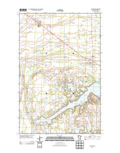 Mentor 2013 topographic map thumbnail