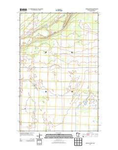 Middle River NE 2013 topographic map thumbnail