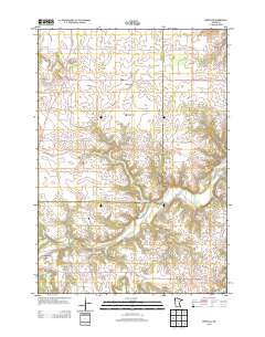 Miesville 2013 topographic map thumbnail