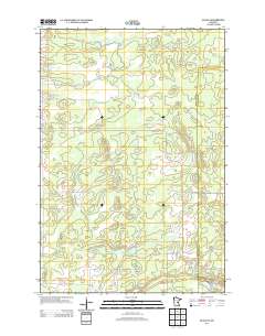 Milaca NE 2013 topographic map thumbnail