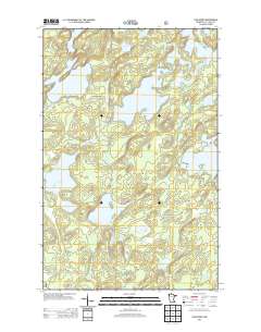 Lake Agnes 2013 topographic map thumbnail