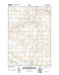 Lake Hanska East 2013 topographic map thumbnail