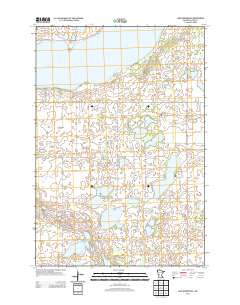 Lake Minnewaska 2013 topographic map thumbnail