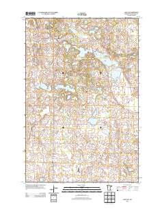 Lake Olaf 2013 topographic map thumbnail