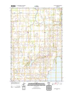 Lake Osakis West 2013 topographic map thumbnail