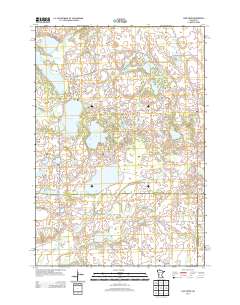 Lake Simon 2013 topographic map thumbnail