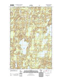 Lapond Lake 2013 topographic map thumbnail