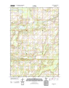 Lastrup NW 2013 topographic map thumbnail