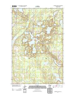 Lawrence Lake East 2013 topographic map thumbnail