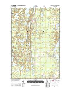 Lawrence Lake West 2013 topographic map thumbnail