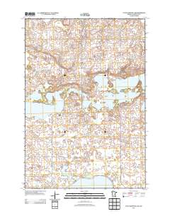 Little Kandiyohi Lake 2013 topographic map thumbnail