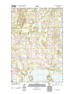 Little Pine Lake 2013 topographic map thumbnail