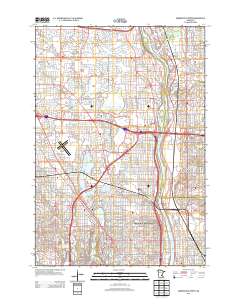 Minneapolis North 2013 topographic map thumbnail