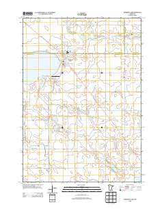 Minnesota Lake 2013 topographic map thumbnail
