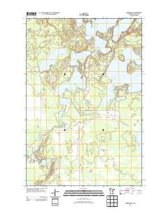 Minnewawa 2013 topographic map thumbnail