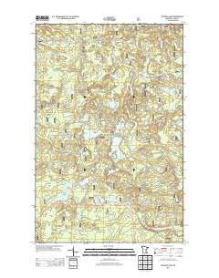 Mitawan Lake 2013 topographic map thumbnail