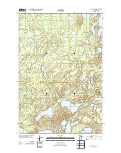 Mitchell Lake 2013 topographic map thumbnail