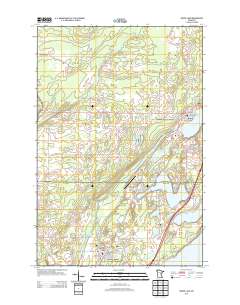 Moose Lake 2013 topographic map thumbnail