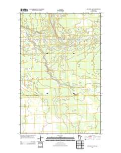 Mulligan Lake SW 2013 topographic map thumbnail