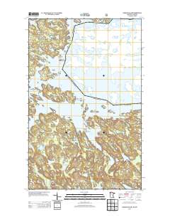Namakan Island 2013 topographic map thumbnail