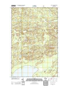 Nett Lake NE 2013 topographic map thumbnail