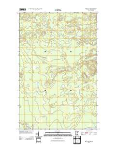 Nett Lake NW 2013 topographic map thumbnail