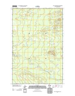 Nett Lake River East 2013 topographic map thumbnail