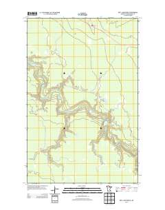 Nett Lake River SE 2013 topographic map thumbnail