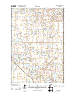 Niemackl Lakes 2013 topographic map thumbnail