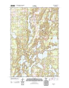 Nisswa 2013 topographic map thumbnail