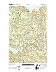Northern Light Lake 2013 topographic map thumbnail