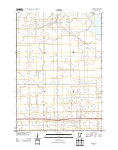 Okabena 2013 topographic map thumbnail