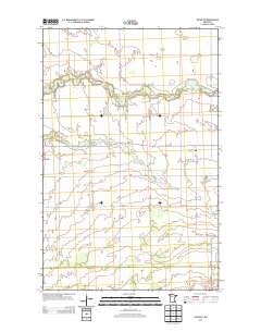 Oklee SW 2013 topographic map thumbnail