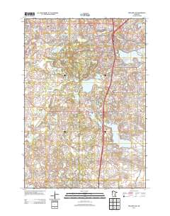 Orchard Lake 2013 topographic map thumbnail
