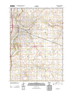 Owatonna 2013 topographic map thumbnail